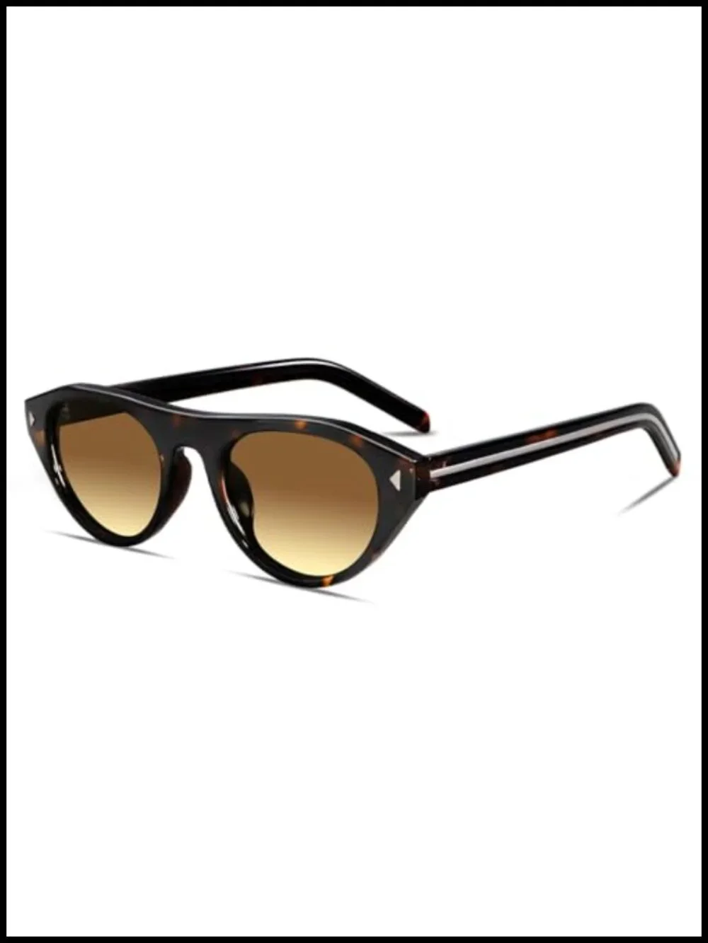 Retro Oval Narrow Sunglasses with UV400 Protection for Women Men
